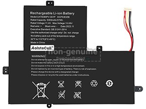 Batteri till  Gateway U478388PV-3S1P