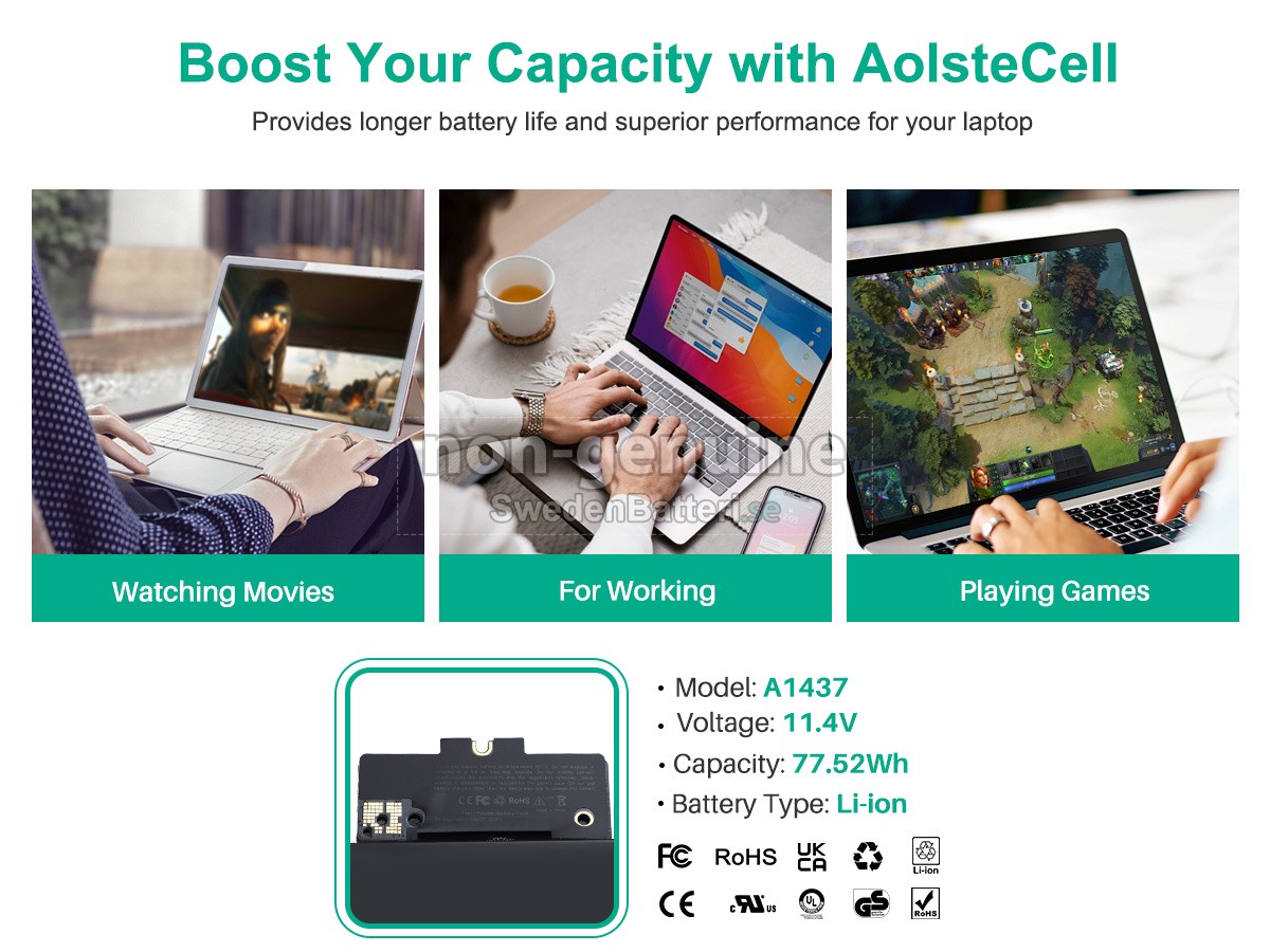 batteri till Apple A1437