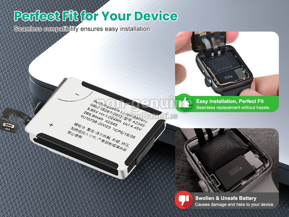 batteri till Apple WATCH Series 6 GPS 40MM