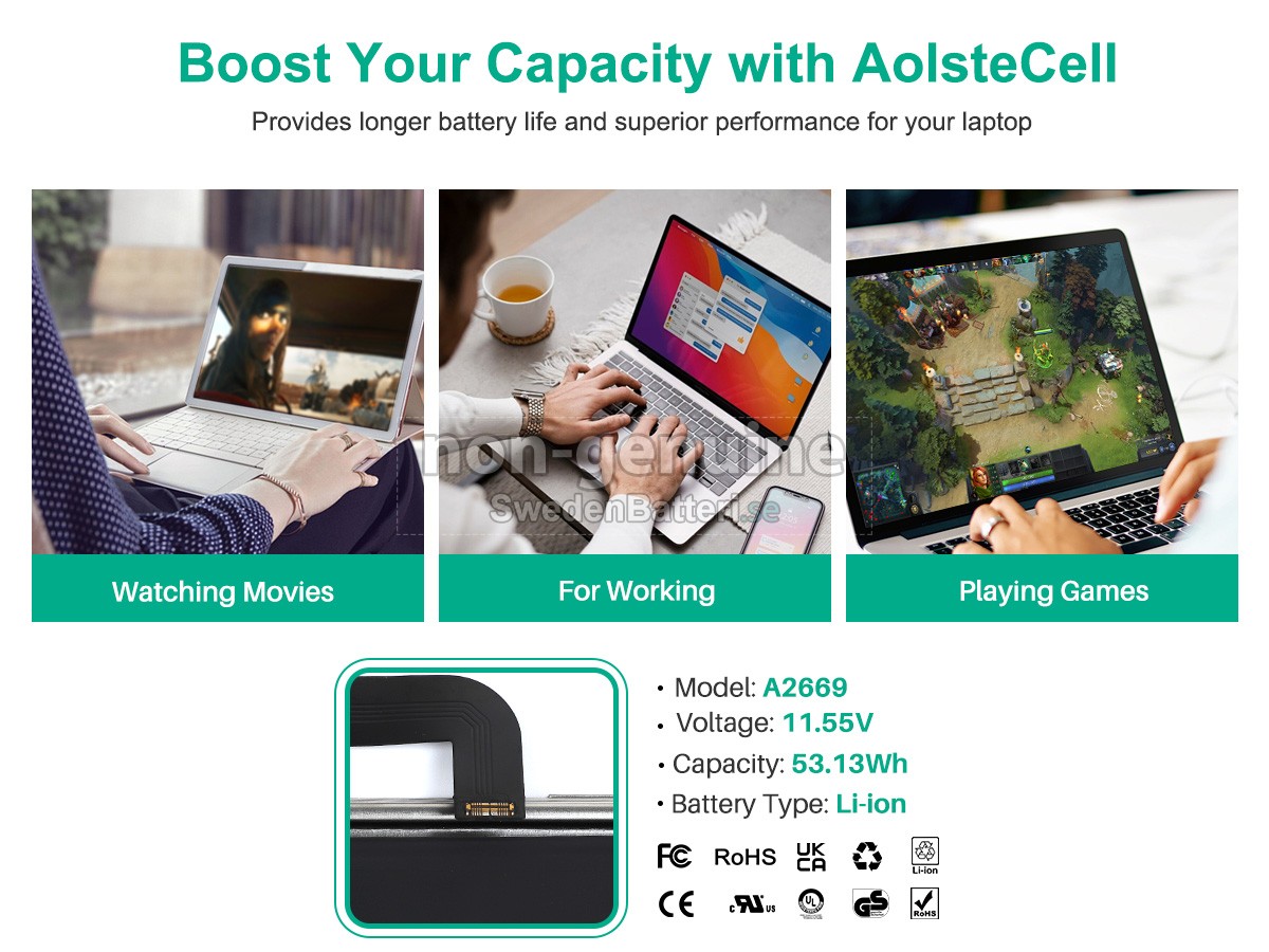 batteri till Apple A2669