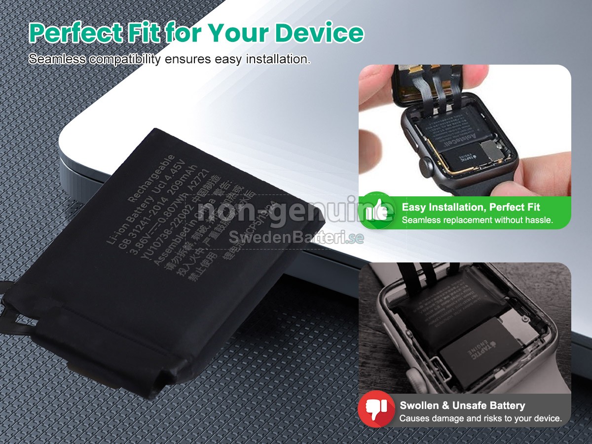 batteri till Apple WATCH SE 2 40 MM GPS