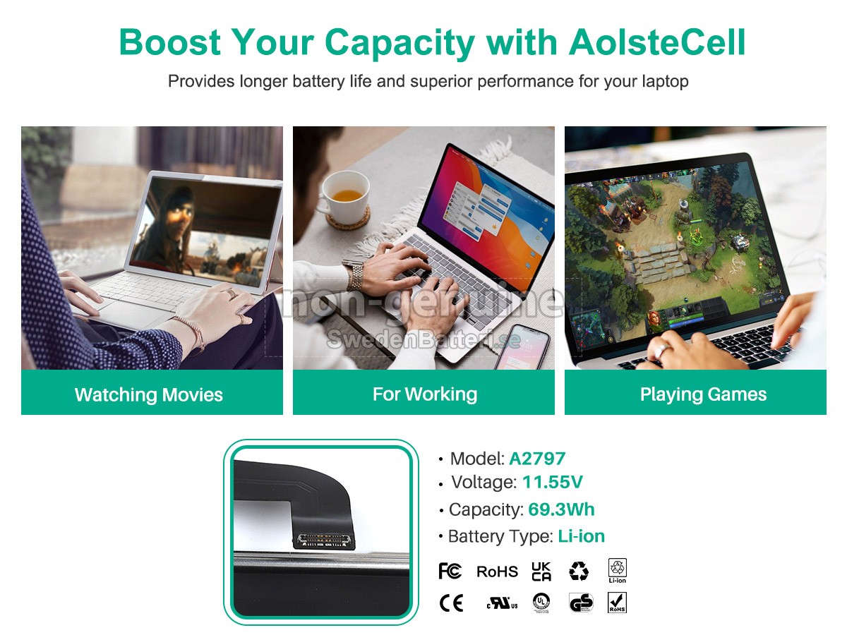 batteri till Apple A2797