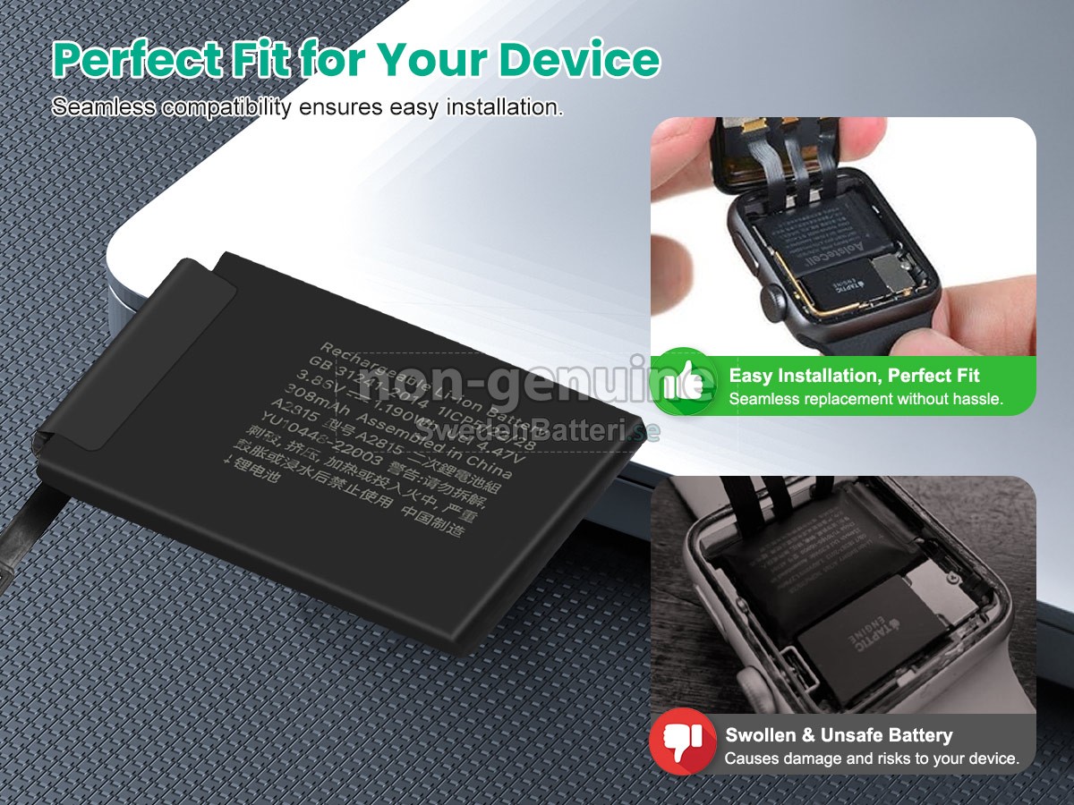 batteri till Apple WATCH 8 CELLULAR 45MM