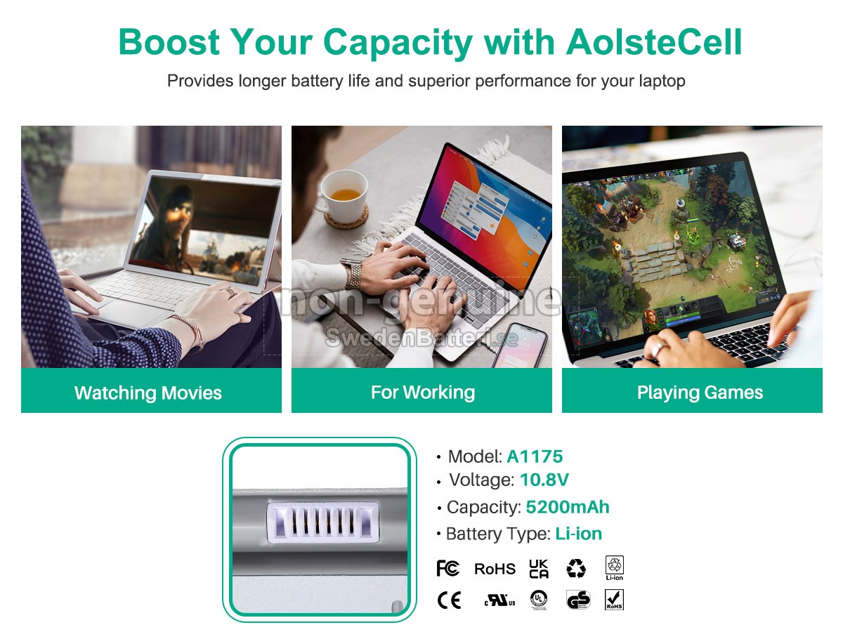 batteri till Apple MacBook Pro 15_ MA464ZH/CTO