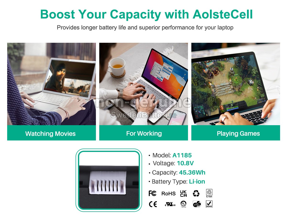 batteri till Apple MA566FE/A