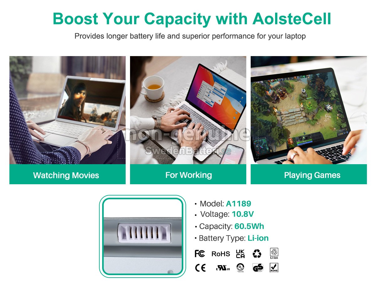 batteri till Apple MA897LL/A