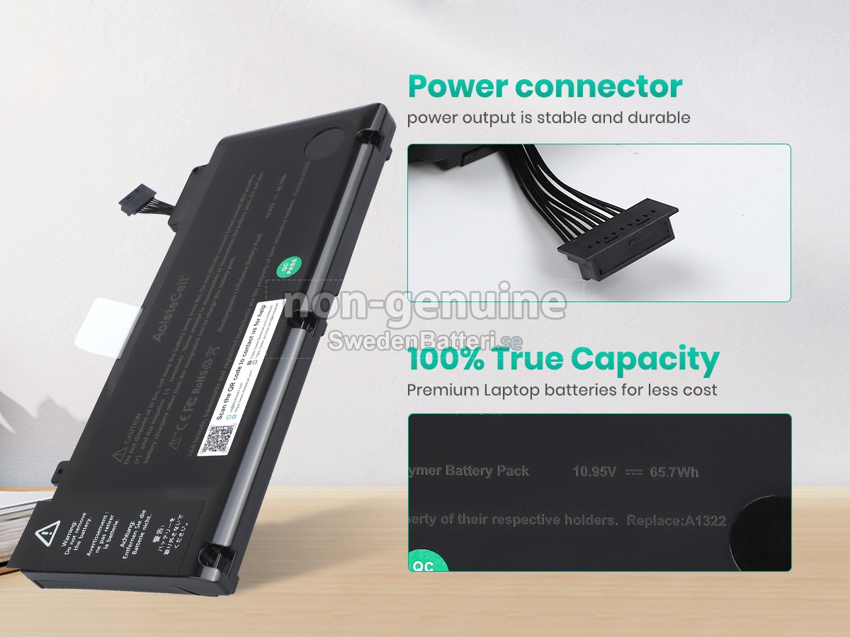 batteri till Apple MacBook Pro Core I5 2.5GHZ 13.3 inch A1278(EMC 2554*)