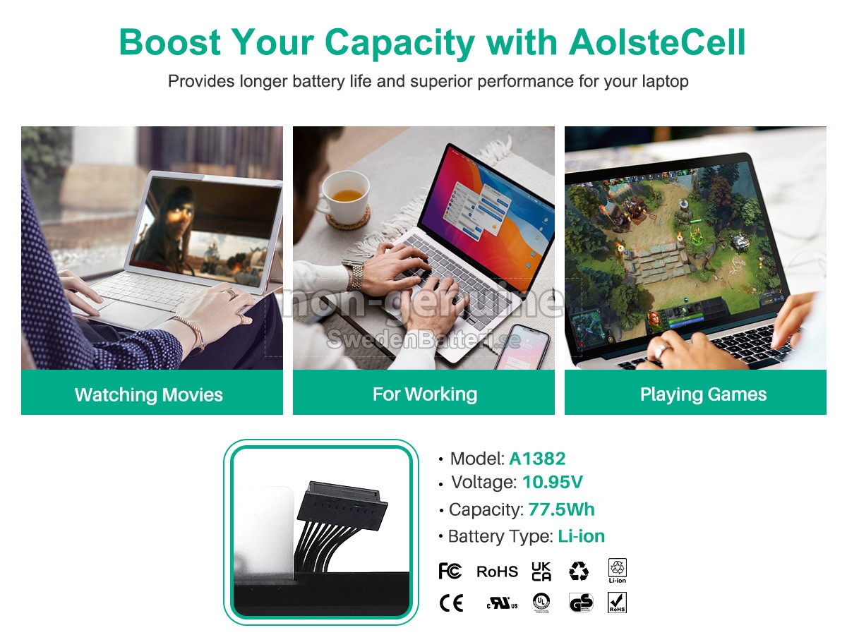 batteri till Apple MD103LL/A