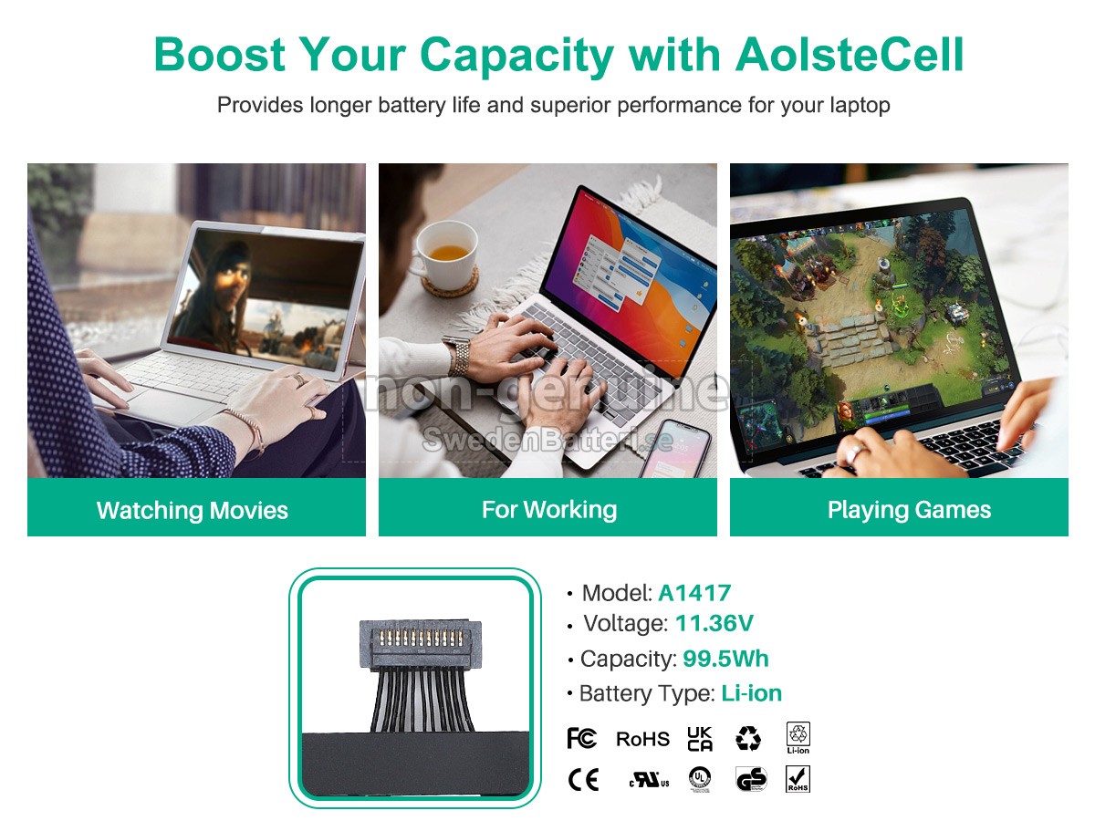 batteri till Apple 020-7469-A