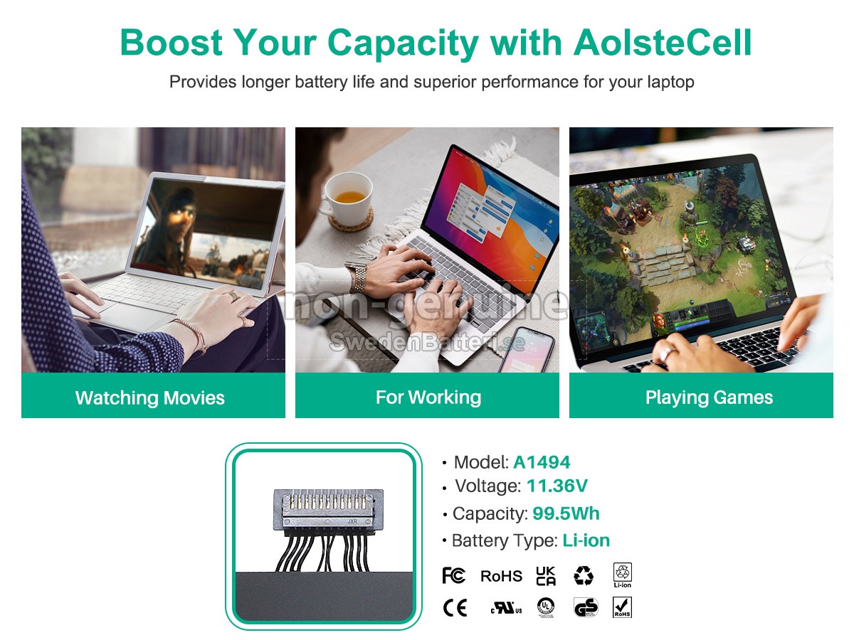 batteri till Apple ME874LL/A