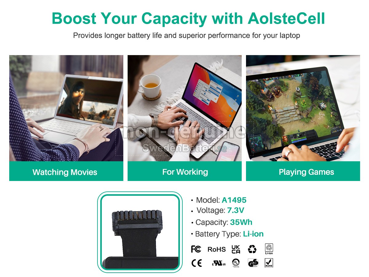 batteri till Apple MJVM2LL/A