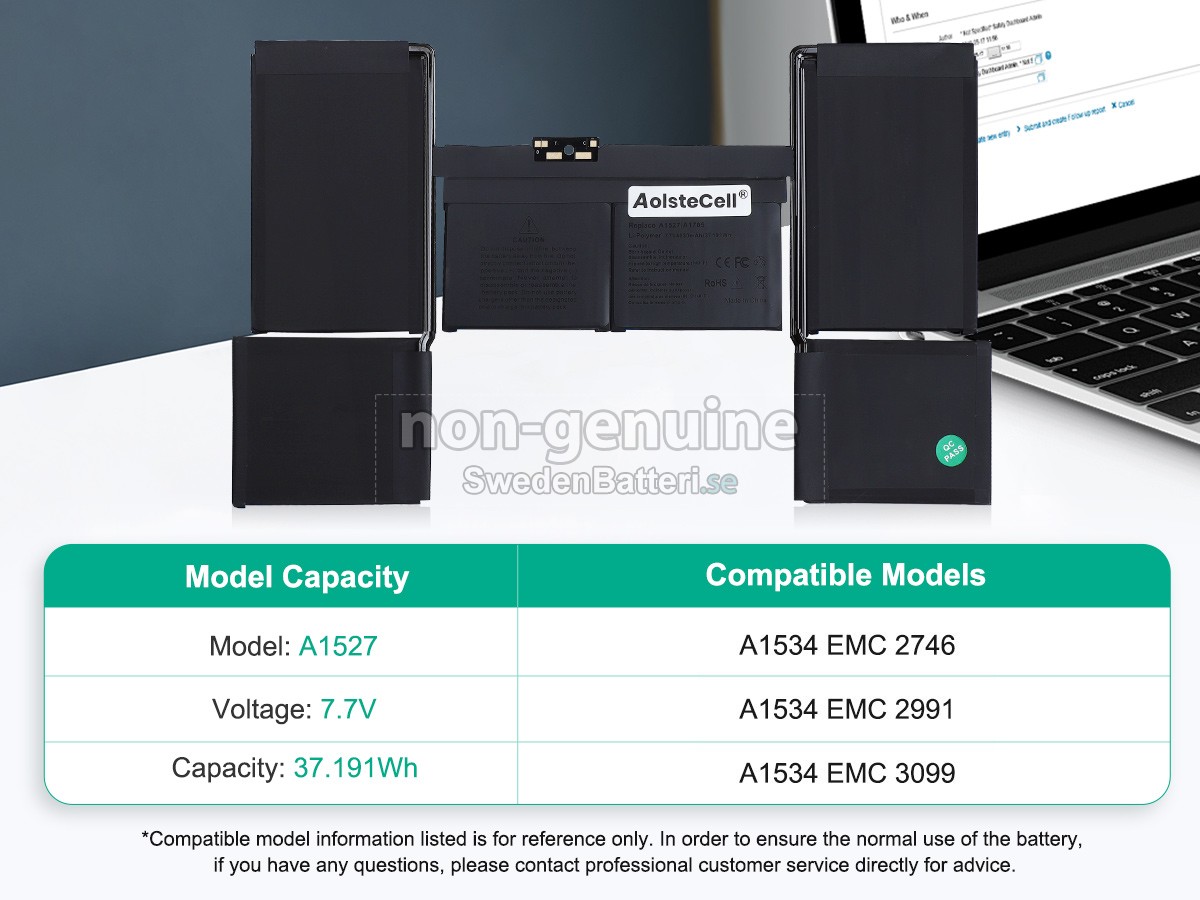 batteri till Apple MK4N2LL/A