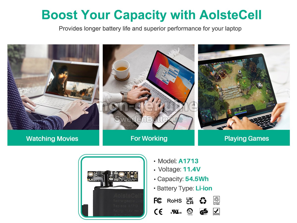 batteri till Apple A1708 EMC 3164