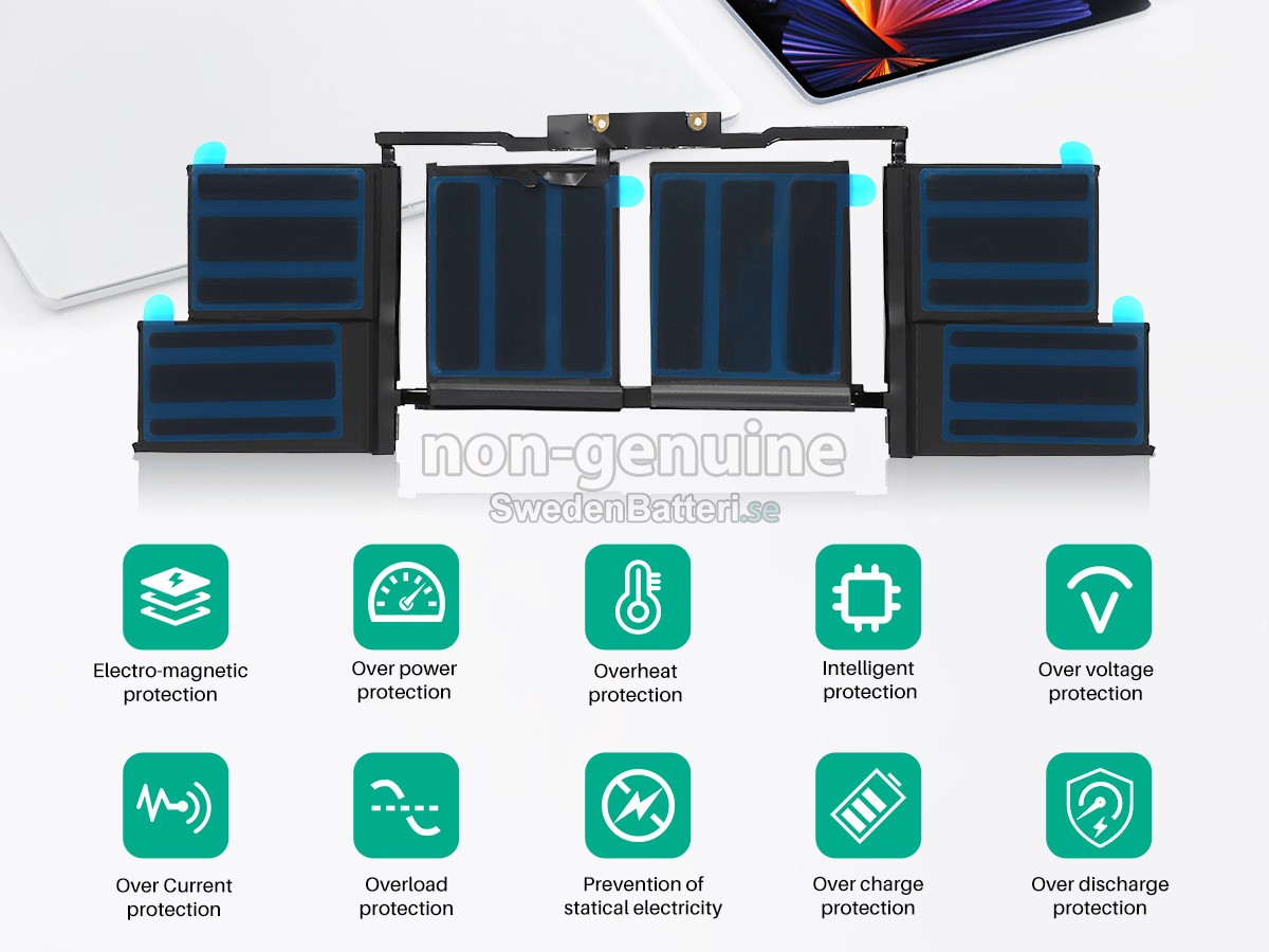 batteri till Apple MacBook Pro Core I7 3.1GHZ 15.4 inch TOUCH A1707(EMC 3162)