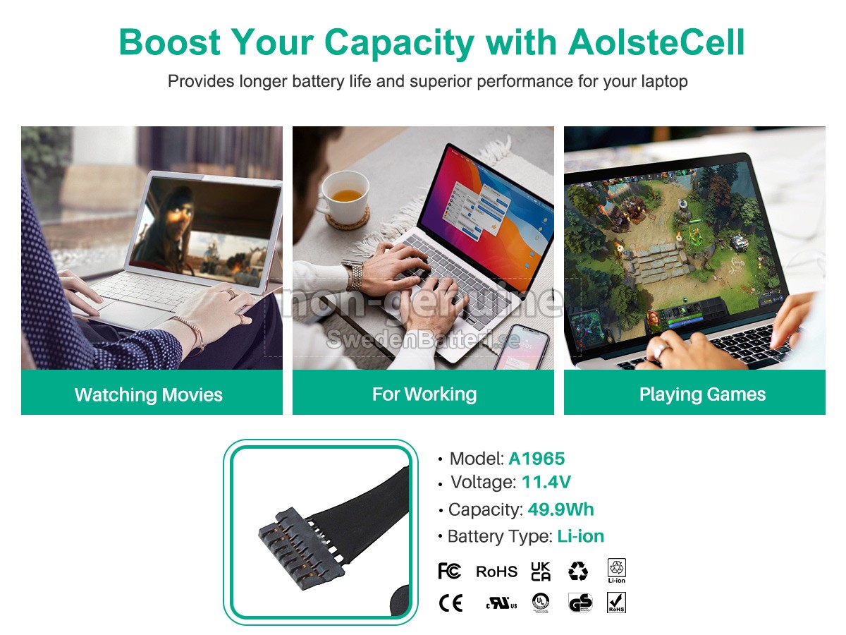 batteri till Apple A2179 EMC 3302