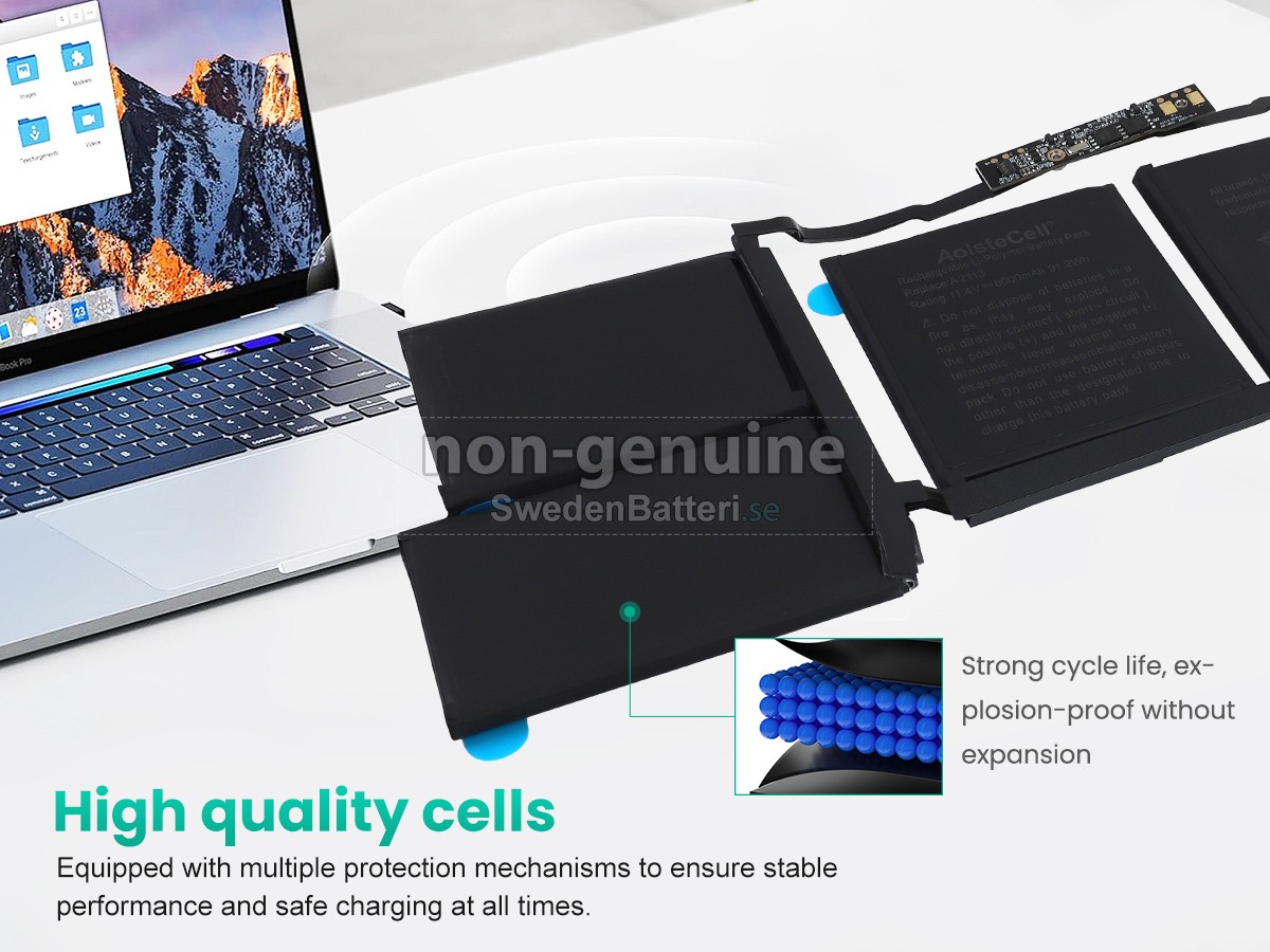 batteri till Apple MacBook Pro 16-inch Core I9 2.4GHZ 2019 A2141 EMC 3347