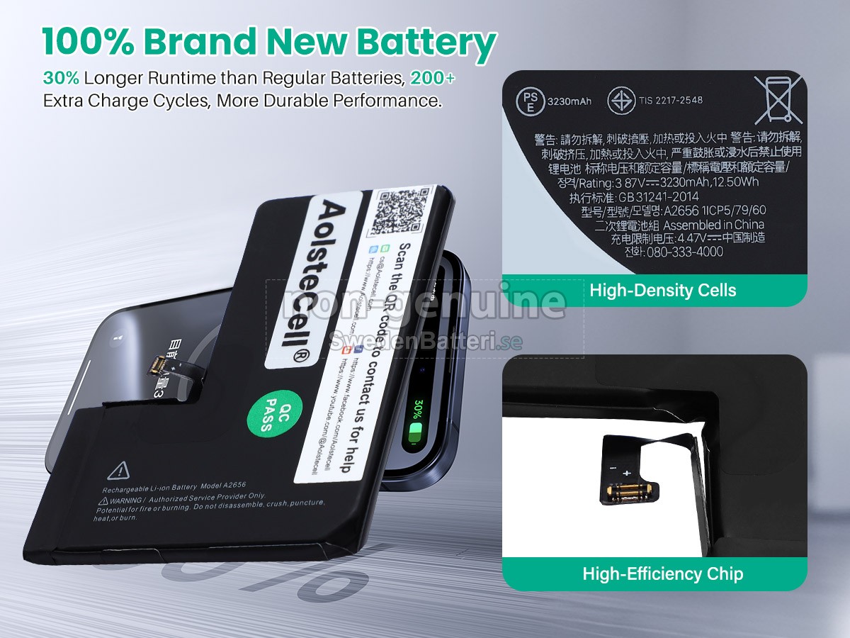 batteri till Apple IPHONE 13 PRO 5G