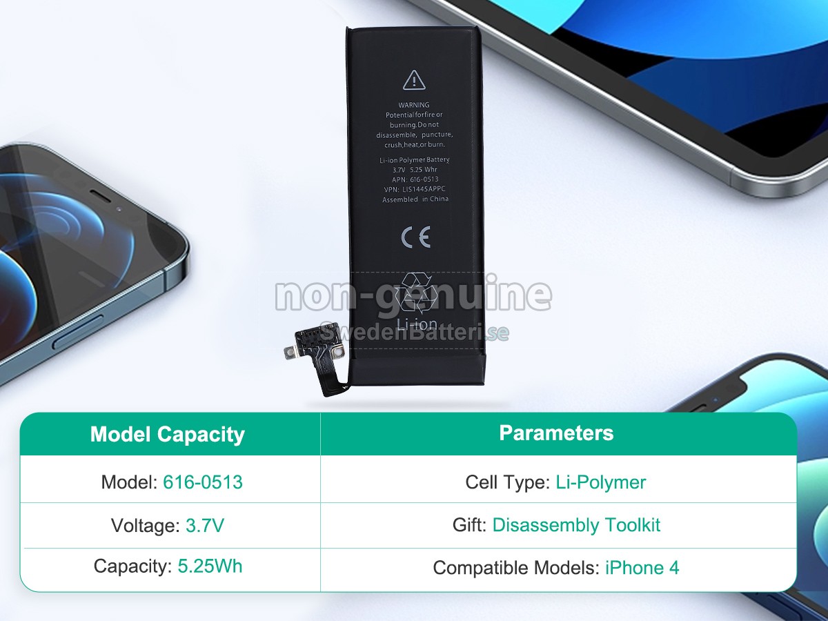 batteri till Apple MC610