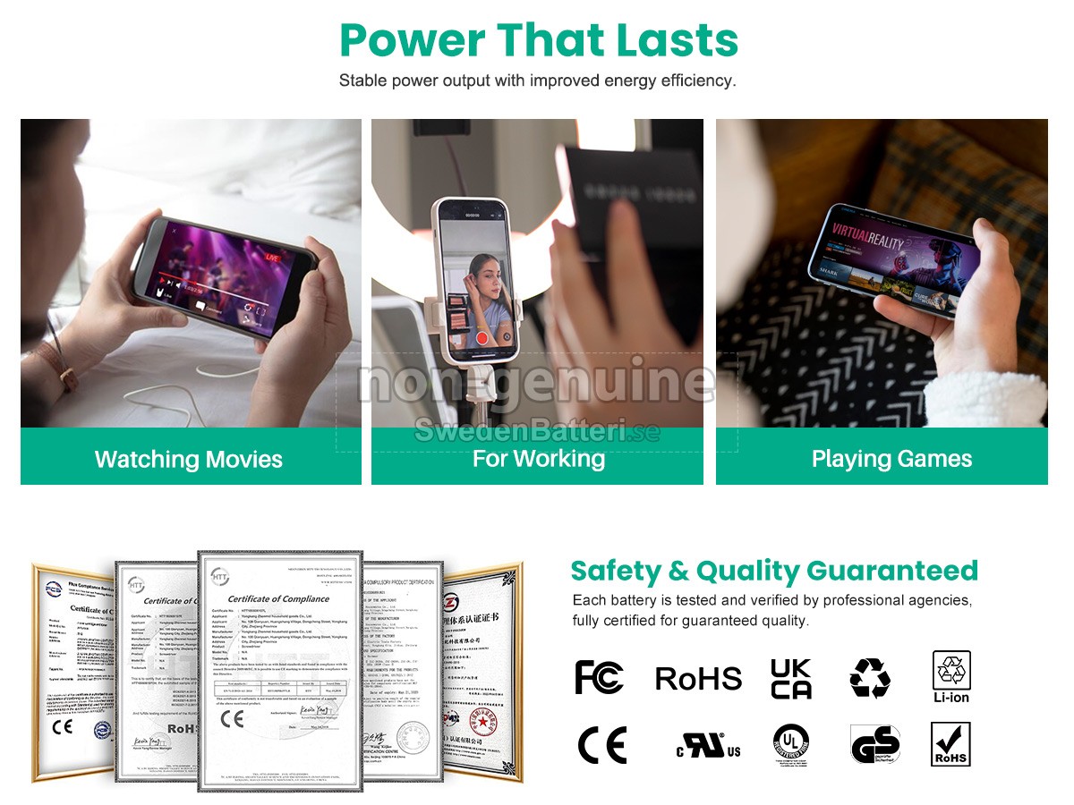 batteri till Apple MC610