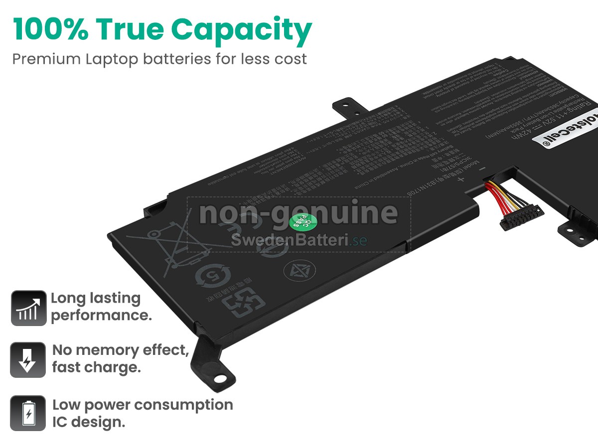 batteri till Asus VivoBook Flip 15 TP510UA-E8066T