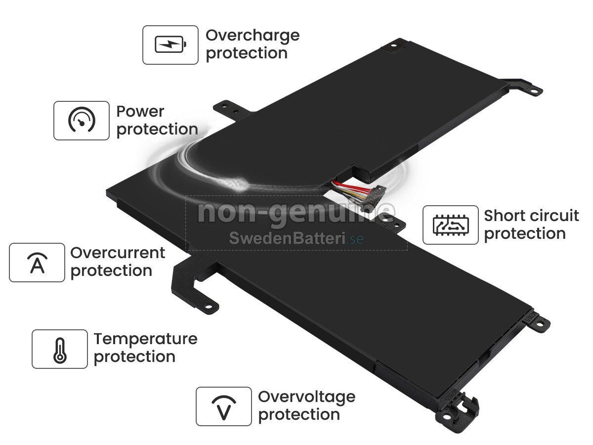 batteri till Asus VivoBook Flip 15 TP510UA-E8066T