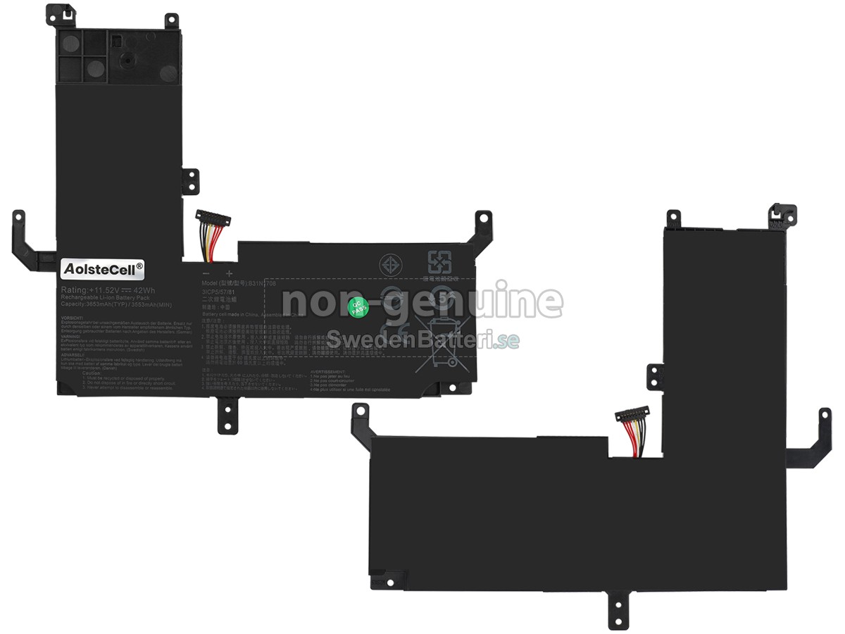 batteri till Asus VivoBook Flip 15 TP510UA-E8066T