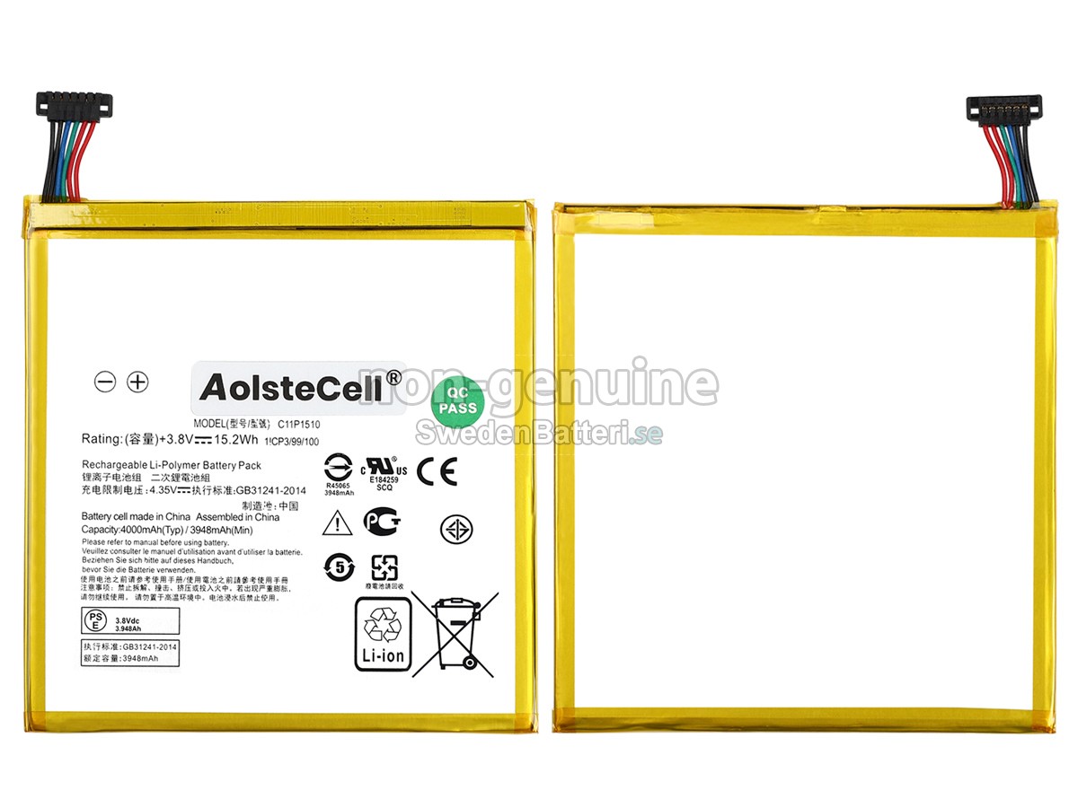 batteri till Asus ZENPad S 8.0 Z580C-1B005A