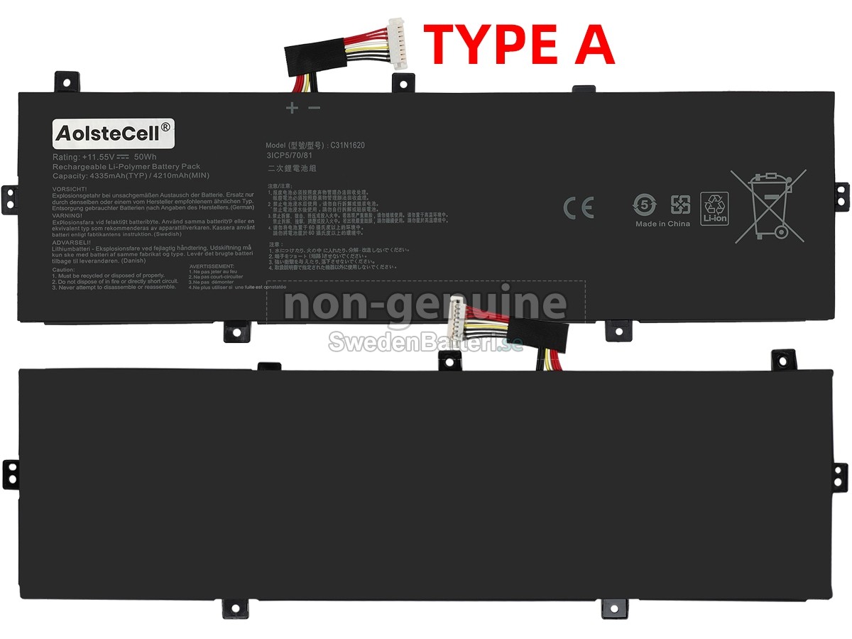batteri till Asus C31POJ1