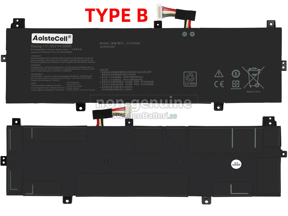 batteri till Asus C31POJ1