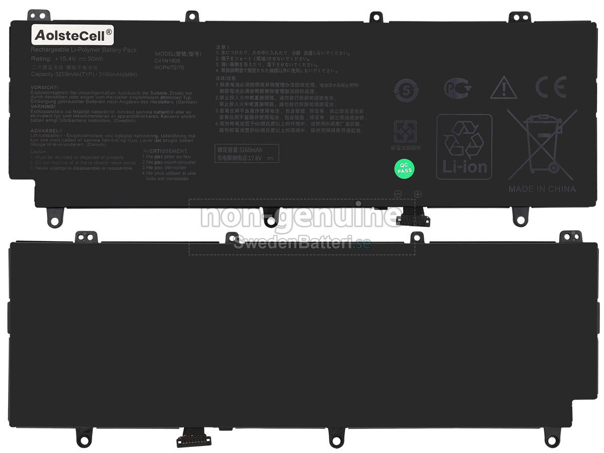 batteri till Asus Rog ZEPHYRUS S GX531GM-ES009R