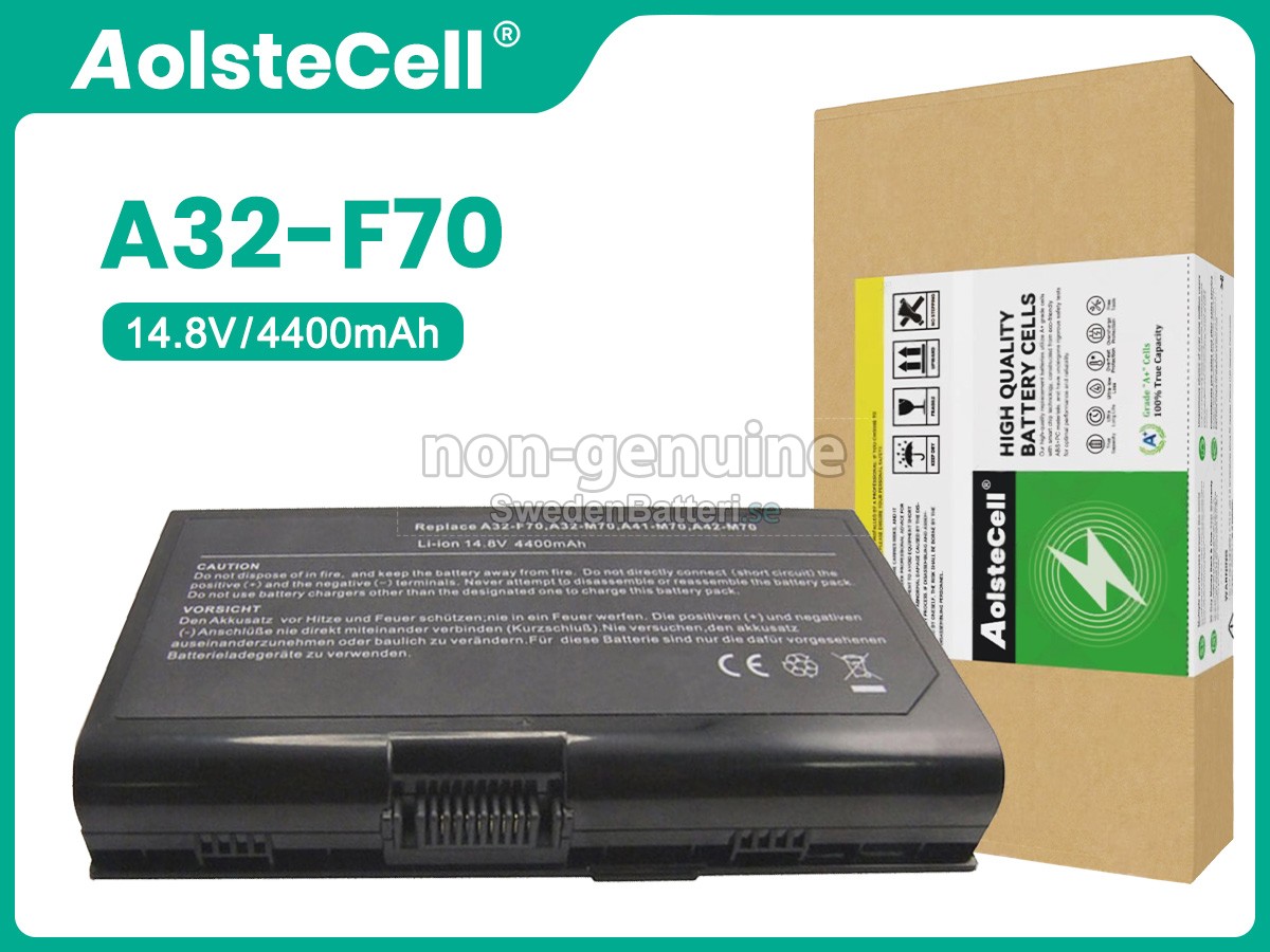 batteri till Asus X72SA