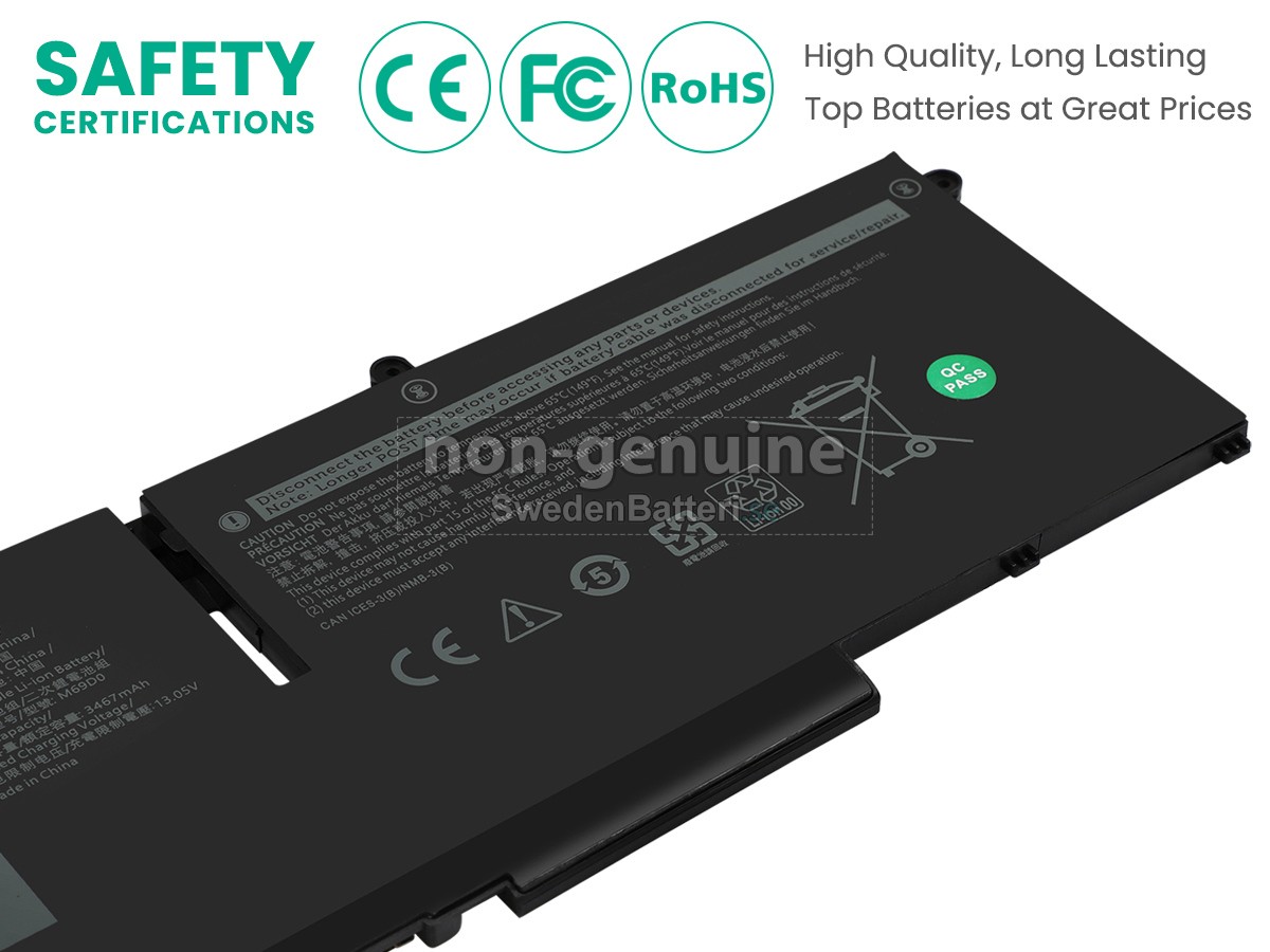 batteri till Dell Latitude 5330 2-IN-1