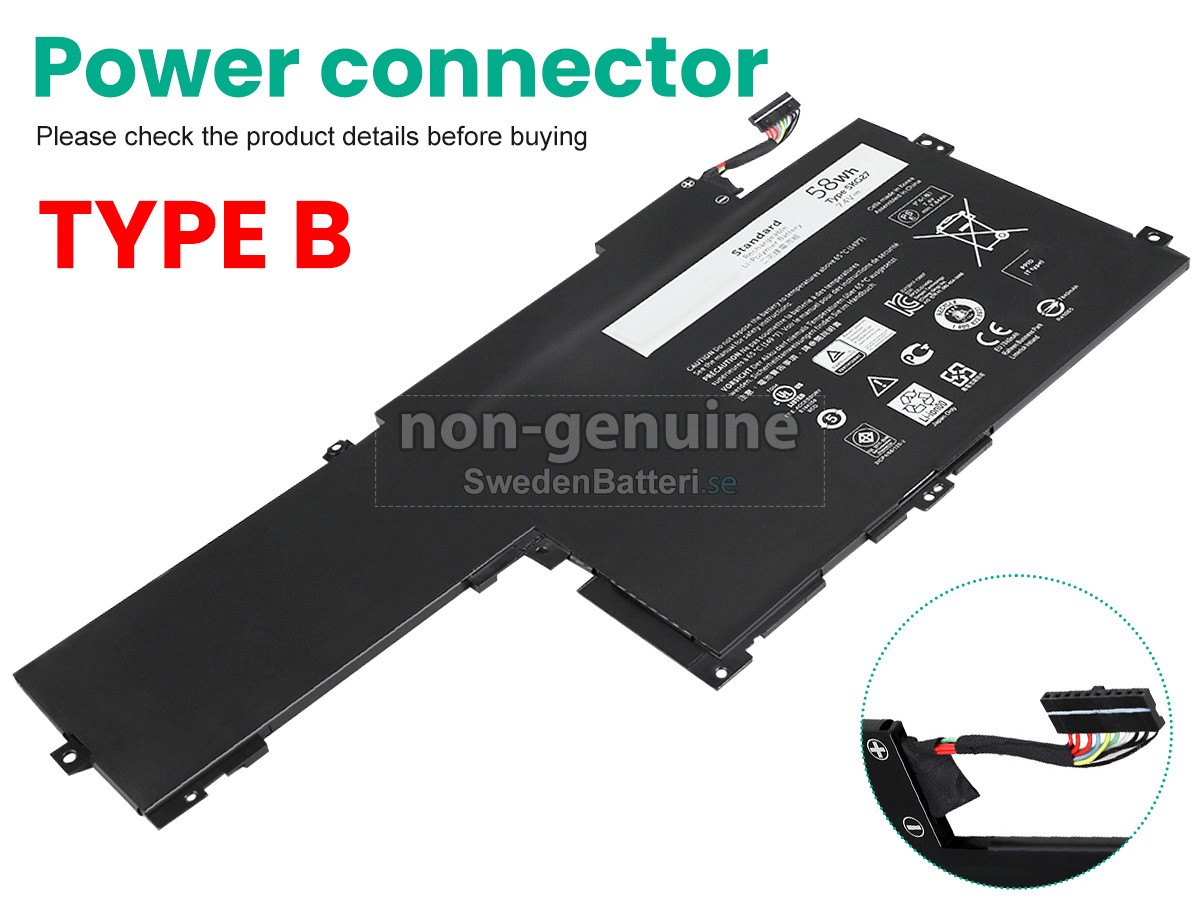 batteri till Dell Inspiron 14 7000