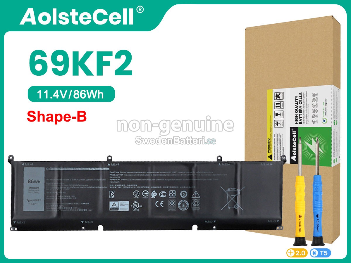 batteri till Dell P106F
