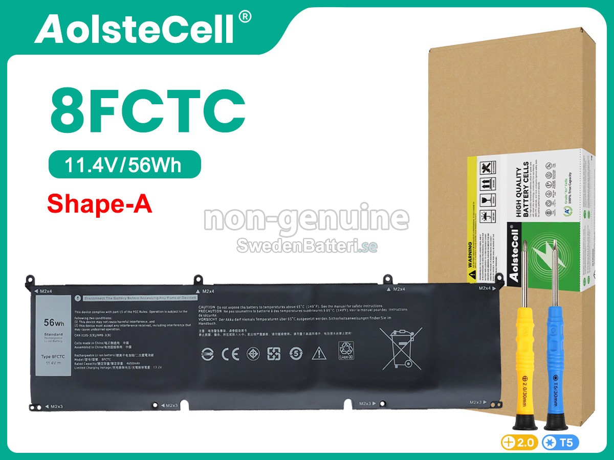 batteri till Dell P106F