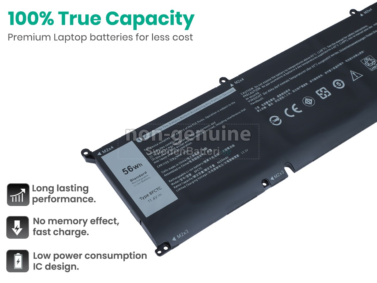batteri till Dell P106F
