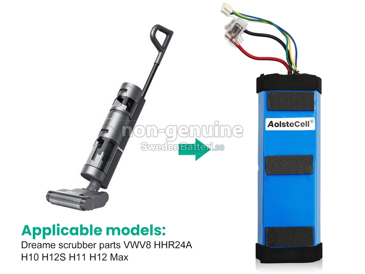 batteri till Dreame H12S