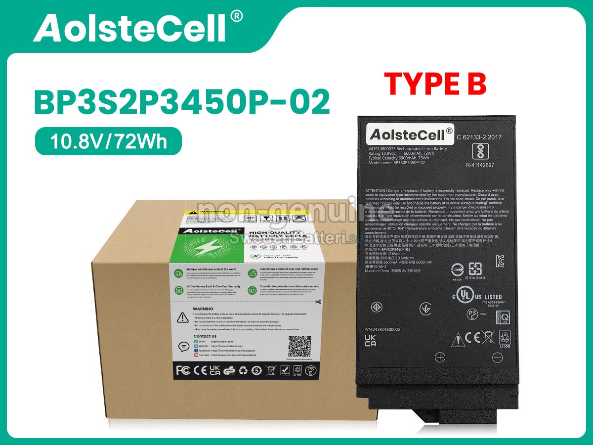 batteri till Getac S410