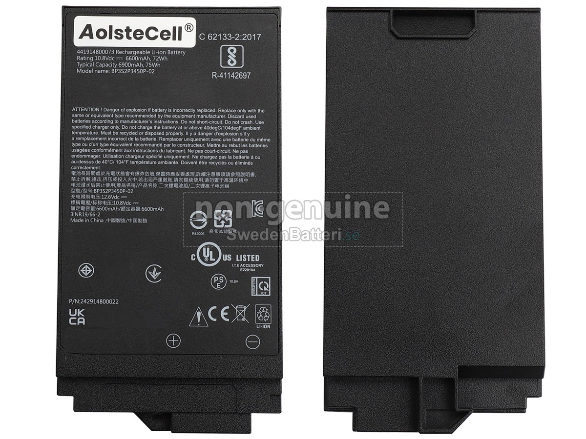 batteri till Getac S410