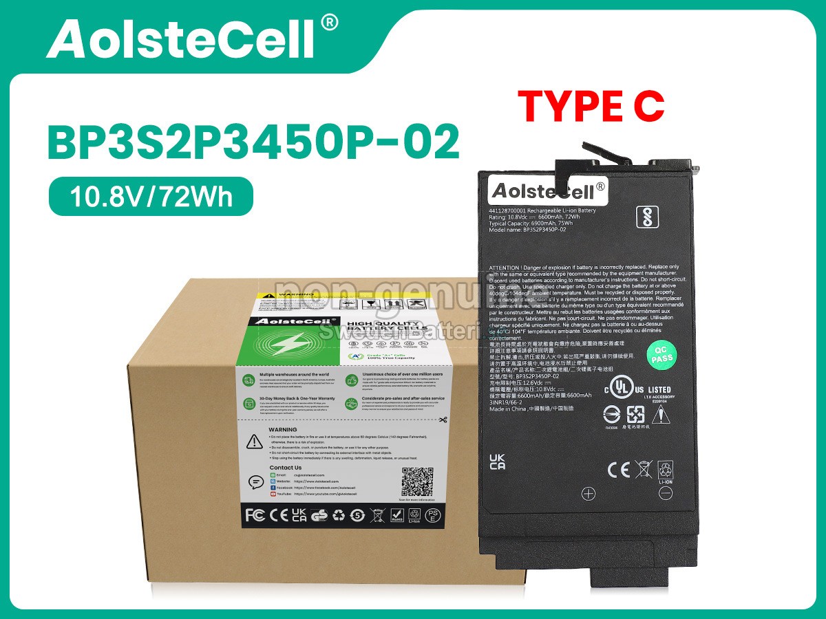 batteri till Getac S410