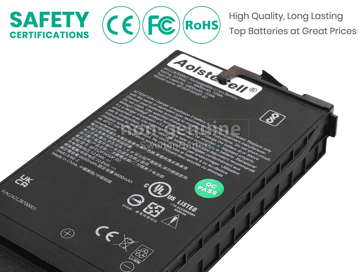 batteri till Getac S410