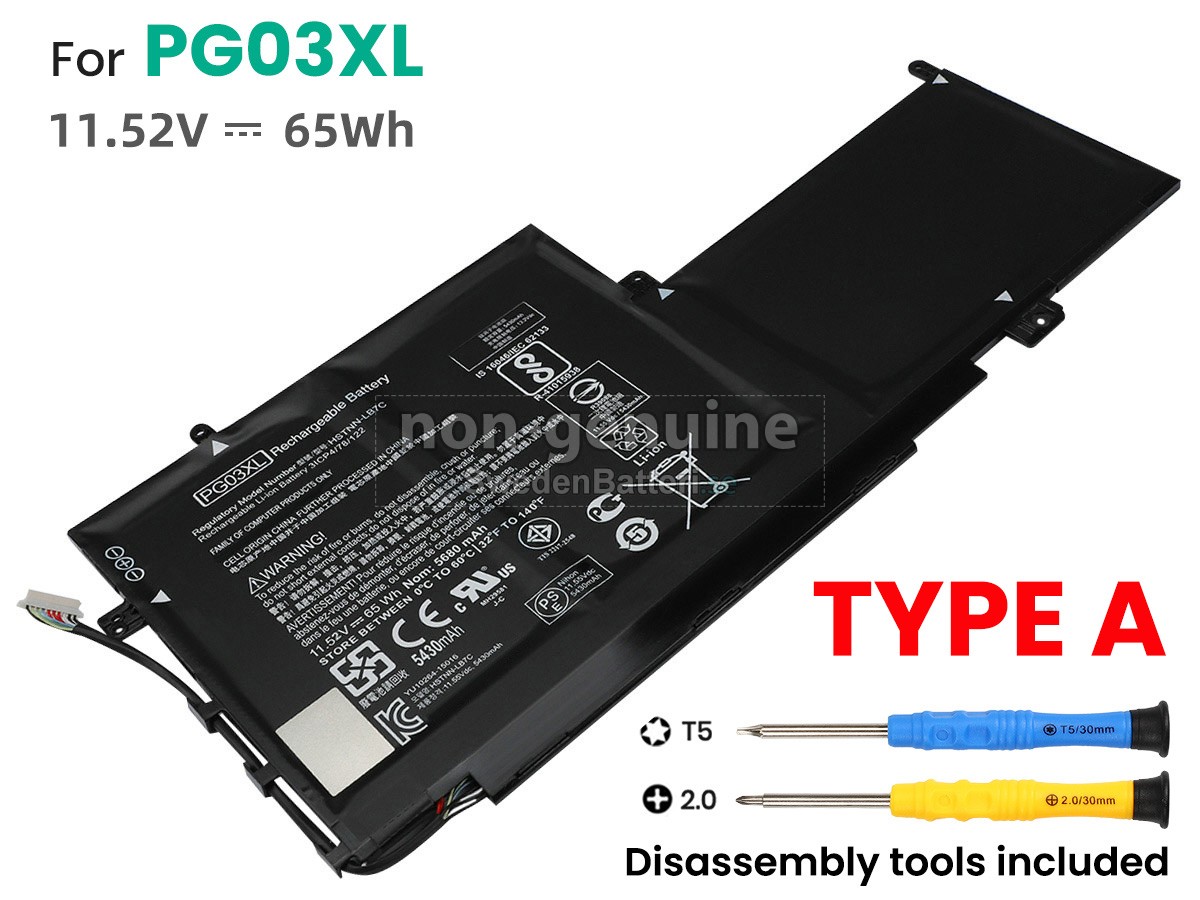 batteri till HP PG03XL