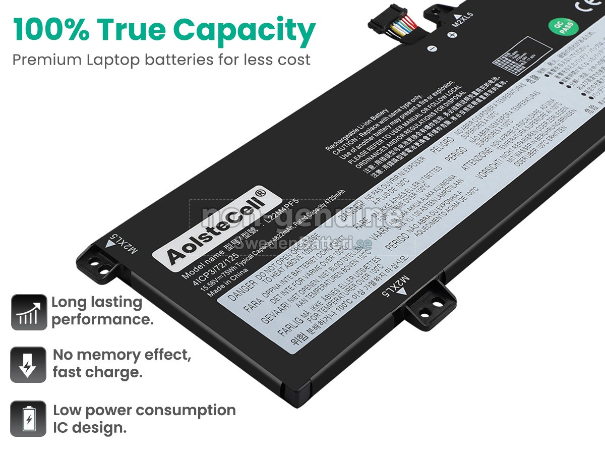 batteri till Lenovo IdeaPad PRO 5 16APH8-83AR001XMX