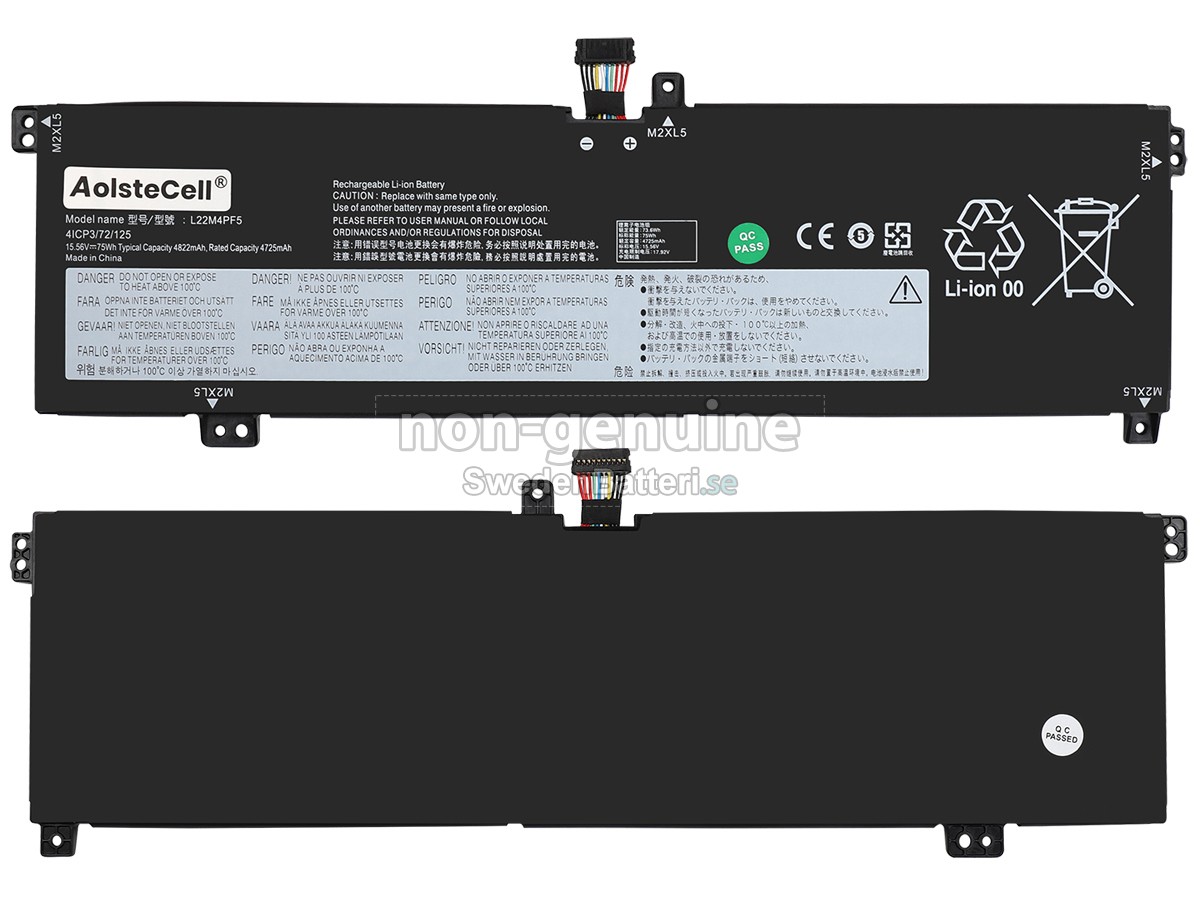 batteri till Lenovo IdeaPad PRO 5 16APH8-83AR001XMX