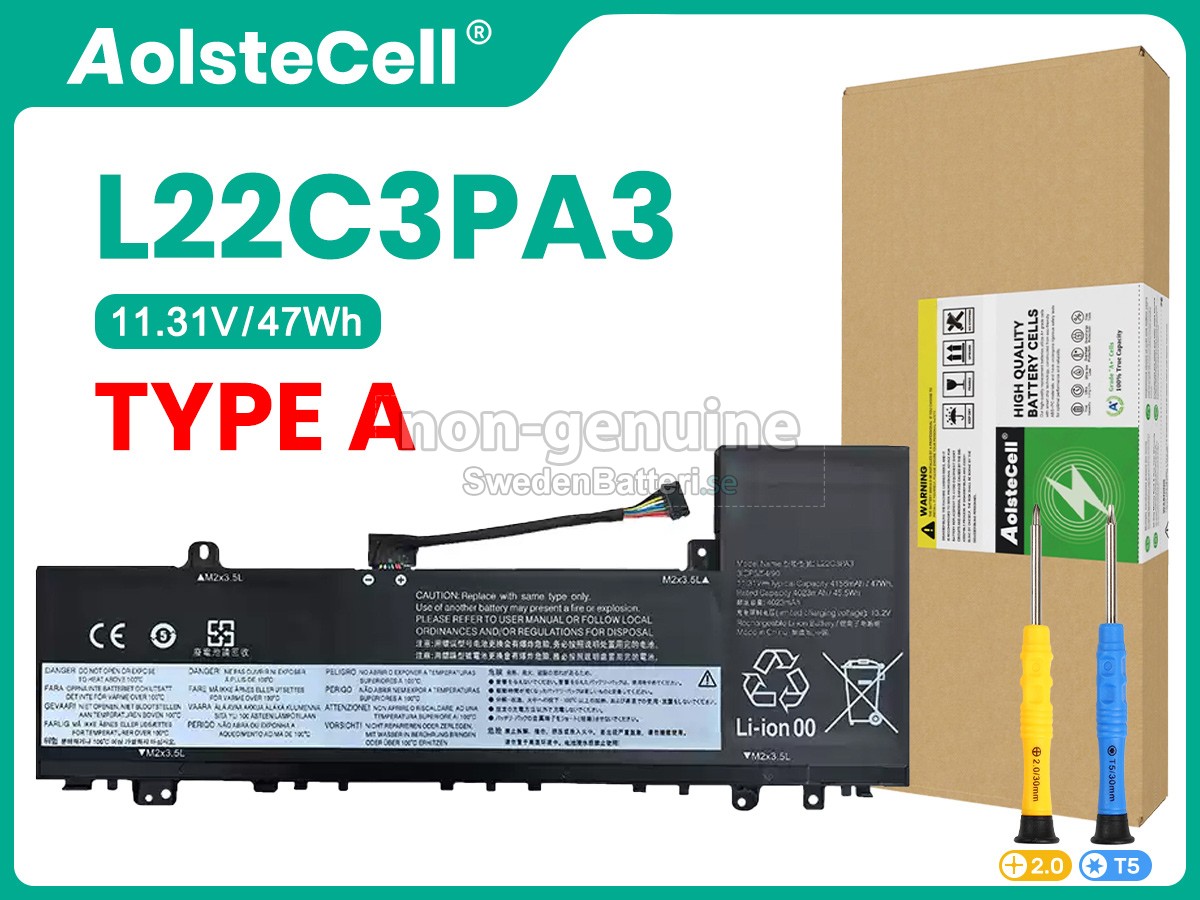 batteri till Lenovo IdeaPad SLIM 5 16ABR8-82XG005XMX