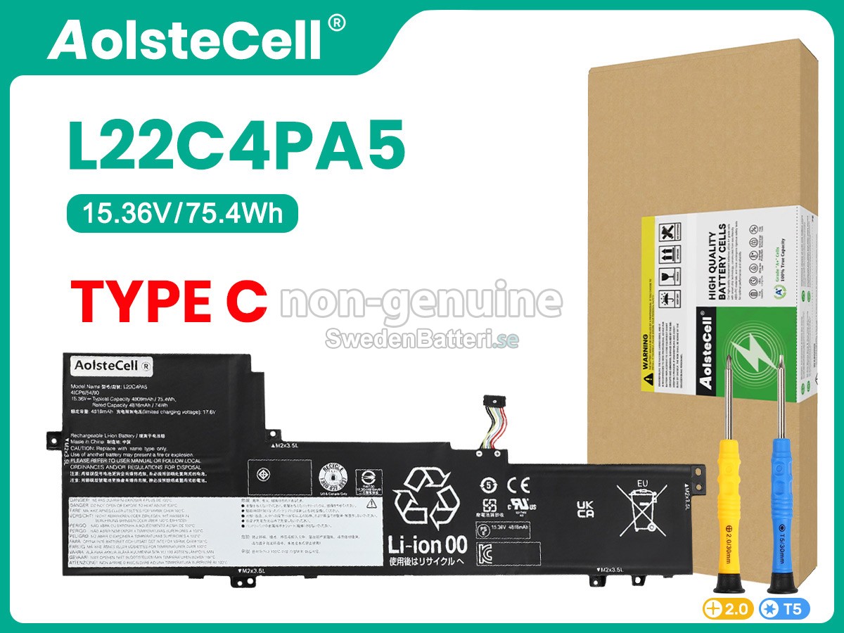 batteri till Lenovo IdeaPad SLIM 5 16ABR8-82XG005XMX