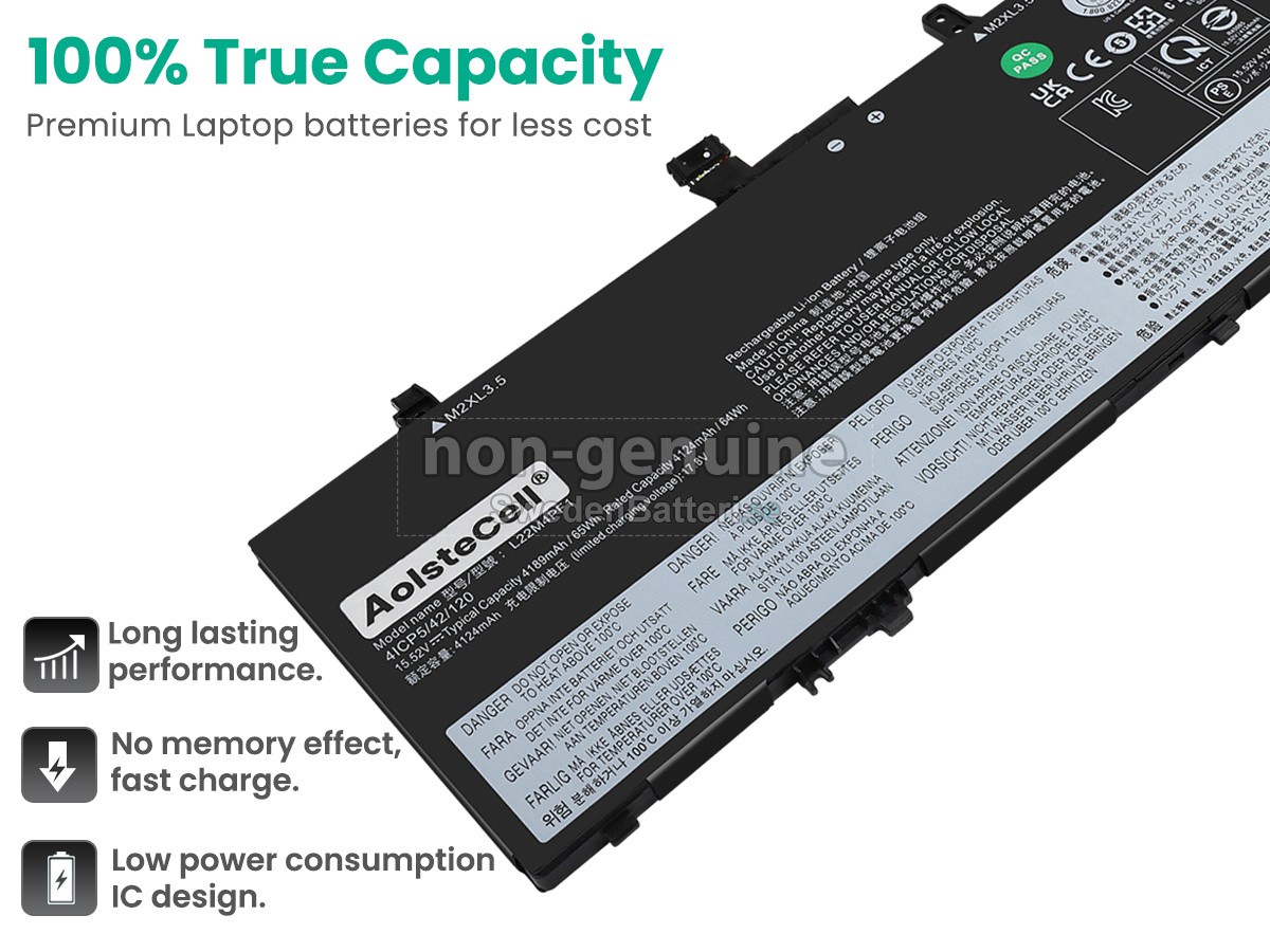 batteri till Lenovo YOGA SLIM 6 14APU8-82X3003RMH