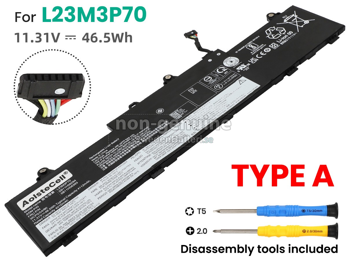 batteri till Lenovo ThinkPad L16 GEN 1-21L7001PIU