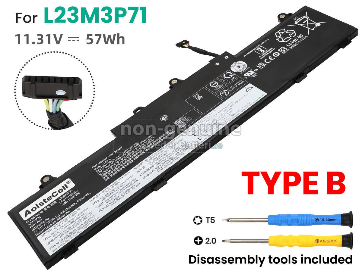 batteri till Lenovo ThinkPad L16 GEN 1-21L7001PIU