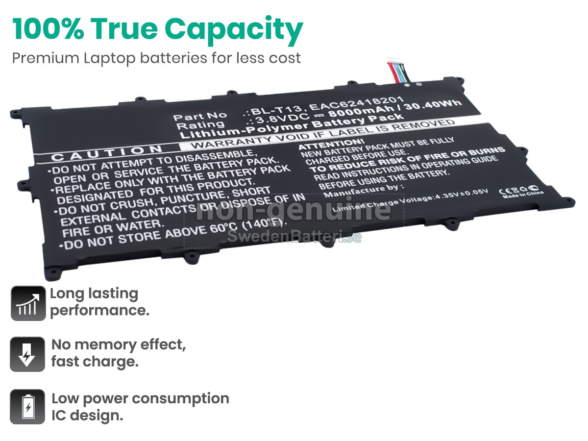 batteri till LG G PAD Tablet 10.1
